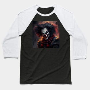 Killer looking Clown Baseball T-Shirt